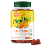 MegaFood frontal del envase mostrando gominolas y beneficio inmunitario