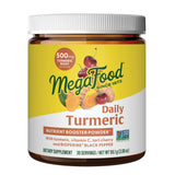 MegaFood frasco y caja frontal mostrando el envase y claridad del producto