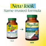 MegaFood detalle de cápsula vegetariana que destaca fácil de tragar
