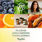 MegaFood sellos de verificación no OGM, vegano y libre de alérgenos