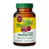 MegaFood frasco frontal mostrando 90 cápsulas y datos clave, aporta tranquilidad