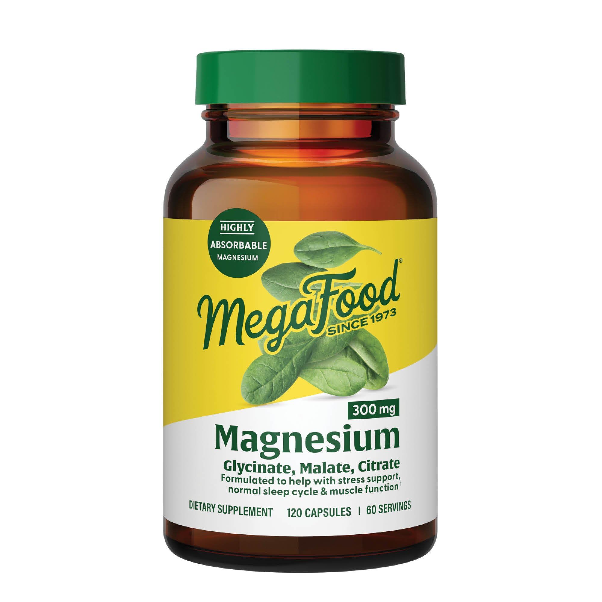 MegaFood frente del envase mostrando mezcla triple y beneficio de absorción
