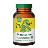 MegaFood envase frontal del Magnesium Glycinate mostrando beneficios y formato