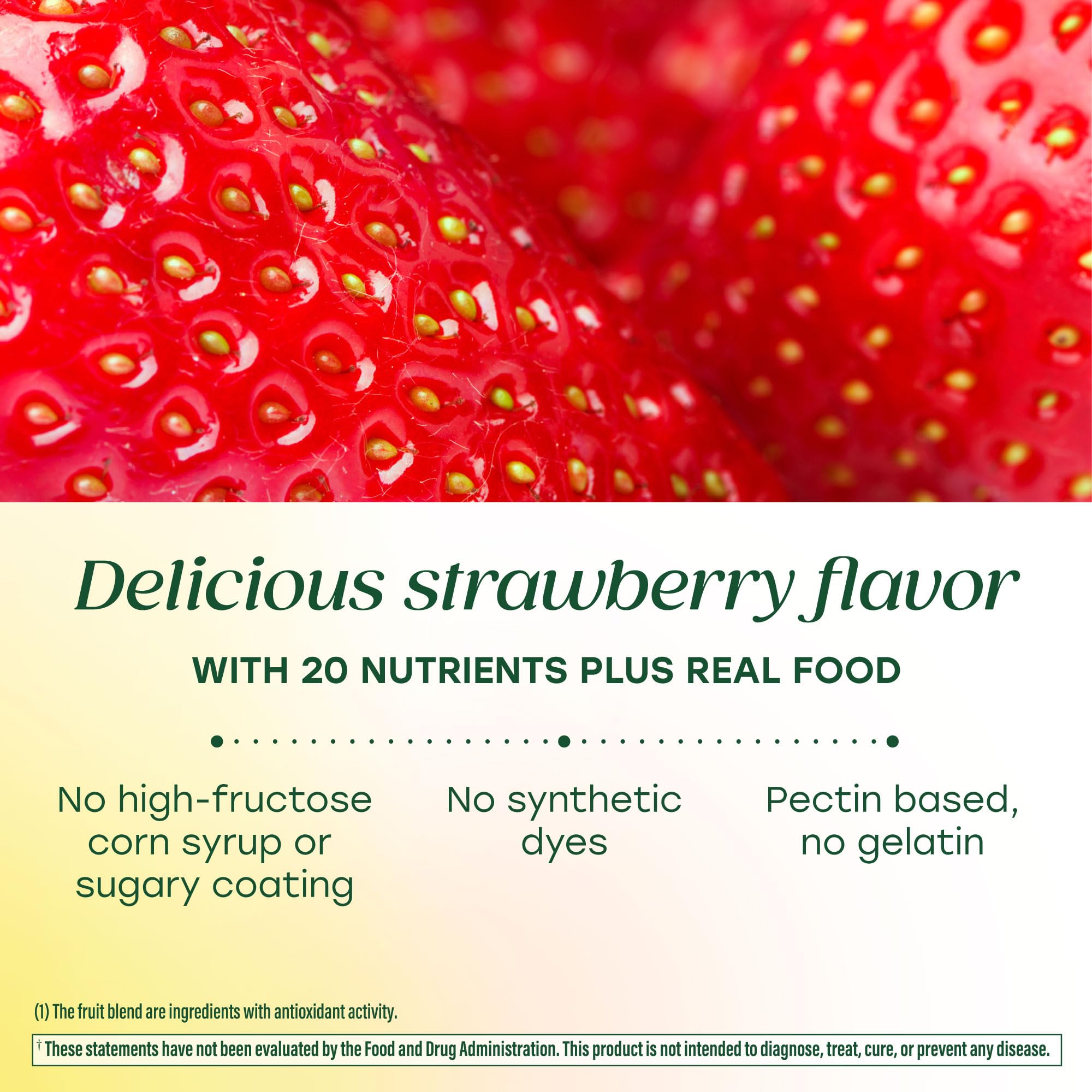 MegaFood etiqueta con lista de ingredientes y nutrientes destacados