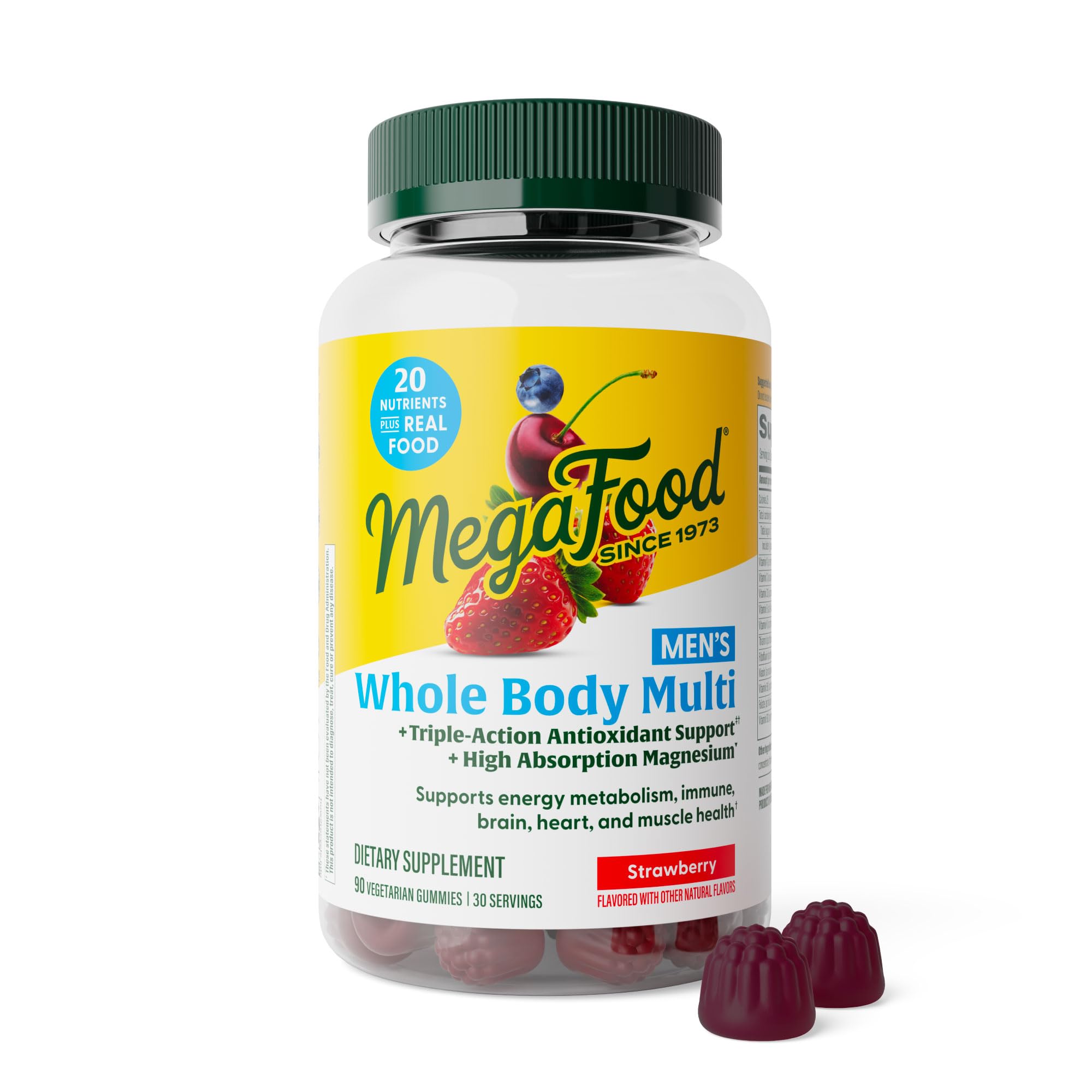 MegaFood imagen frontal del envase mostrando beneficio multinutrientes