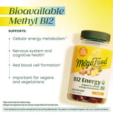 MegaFood raíz de jengibre real junto a gomita destacando sabor natural