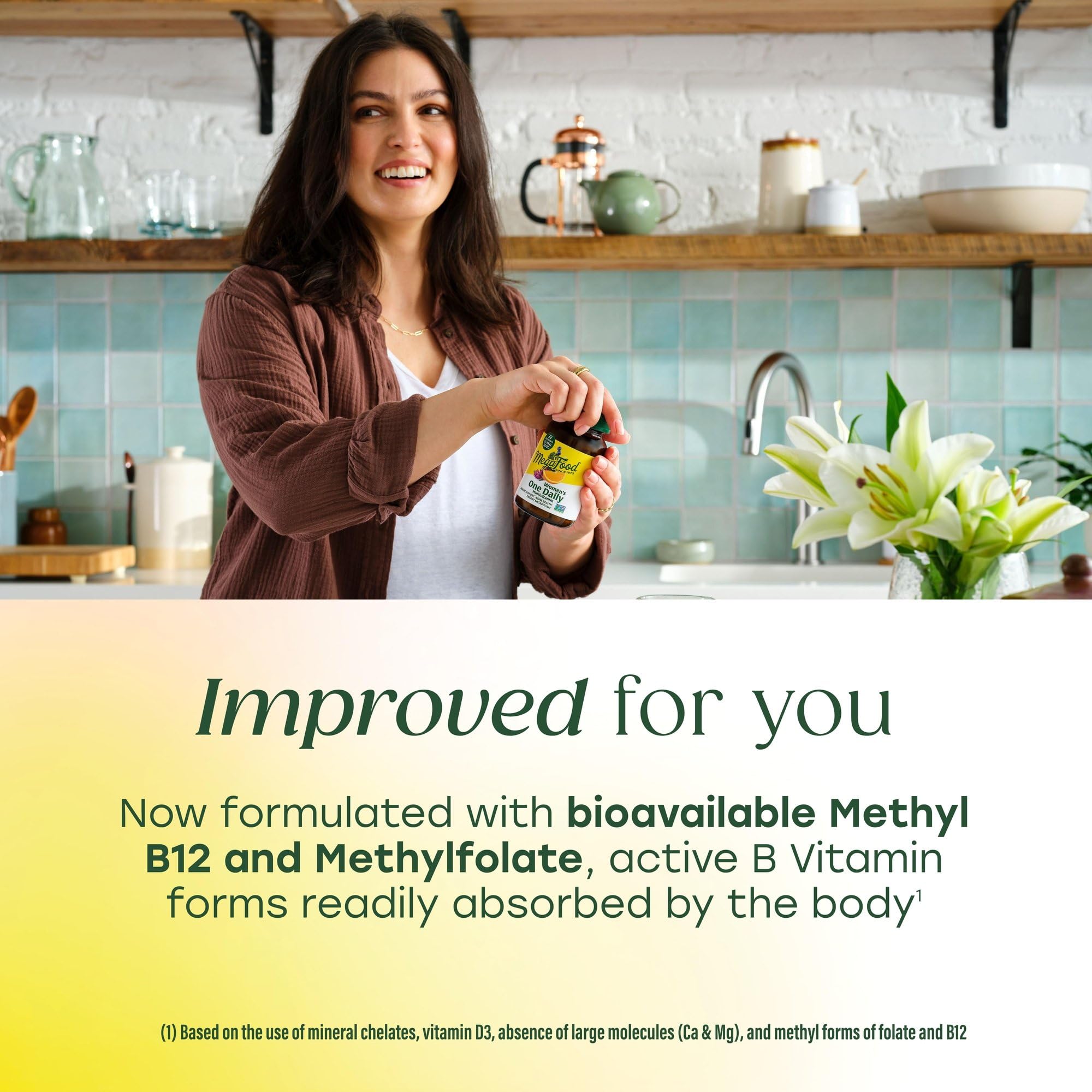 MegaFood ingredientes reales como arándano y brócoli disponibles