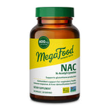 MegaFood frasco frente mostrando etiqueta y beneficios