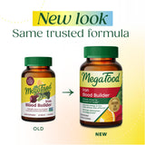 MegaFood primer plano de una tableta, textura suave y fácil de tragar