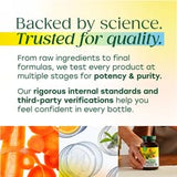 MegaFood detalle de ashwagandha en la fórmula con enfoque en energía