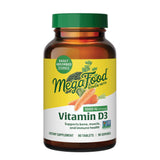 MegaFood frasco frontal mostrando dosis y 90 tabletas beneficios claros