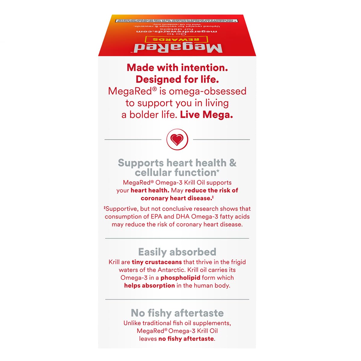 MegaRed cápsula en mano para comparar tamaño y dosis concentrada