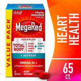 MegaRed primer plano de cápsula blanda destacando textura suave