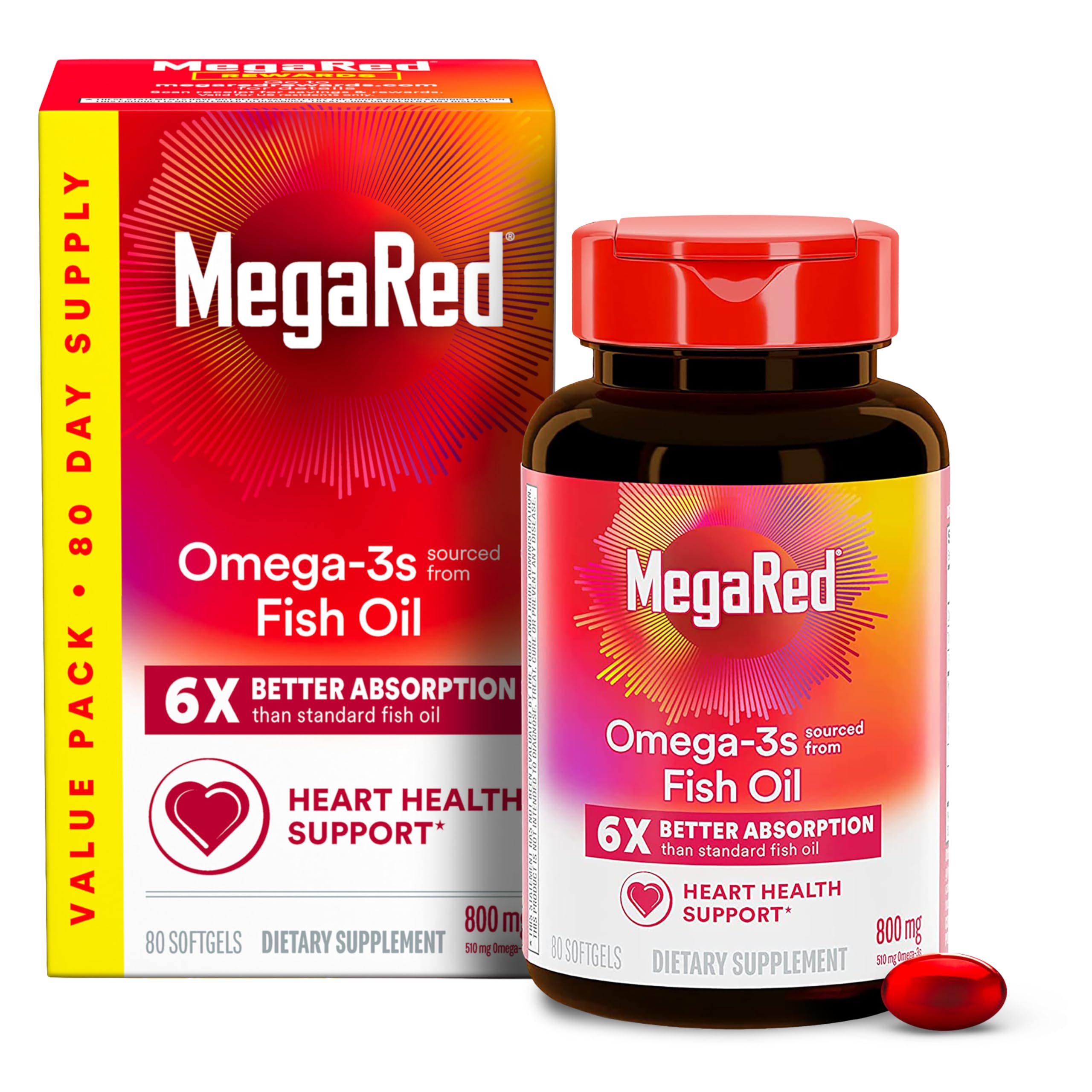 MegaRed frente del envase mostrando formato y cantidad