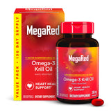 MegaRed frontal del envase 130 cápsulas, conveniencia mensual prolongada