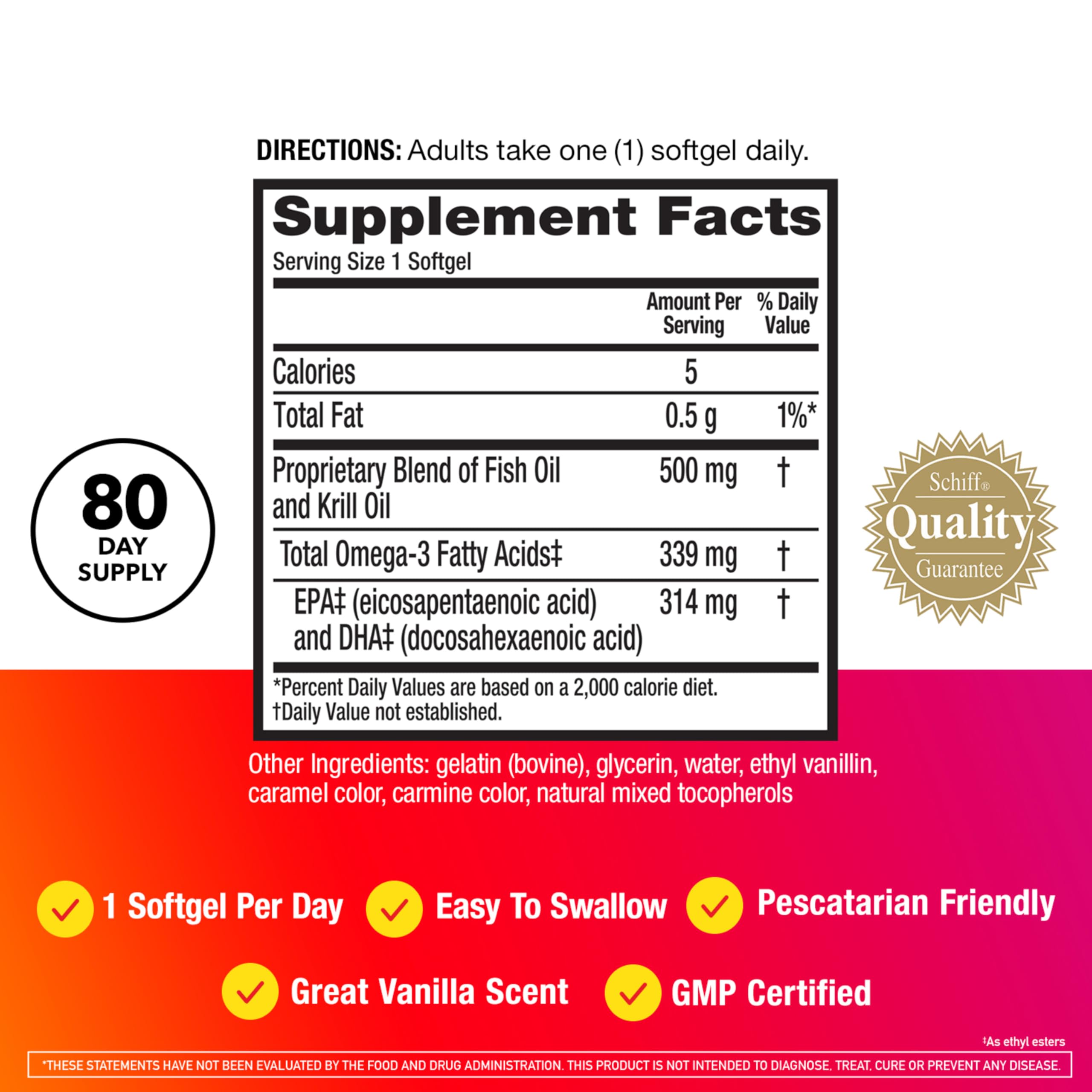 MegaRed gota de aceite que ilustra alta concentración de omega‑3