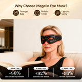 MEGELIN comparación de tamaño junto a gafas convencionales portable