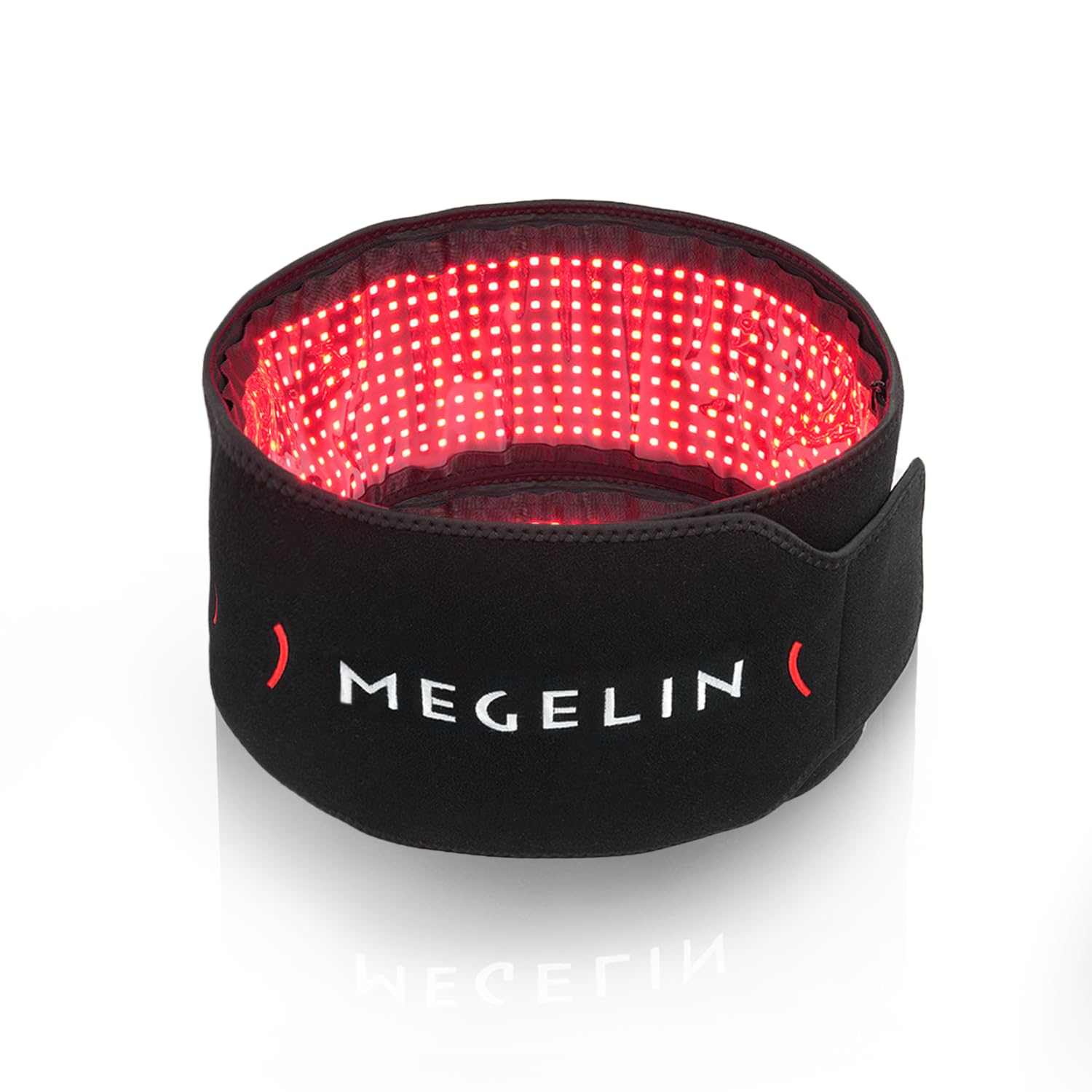 MEGELIN TheraLux vistas frontal mostrando cobertura amplia y comodidad