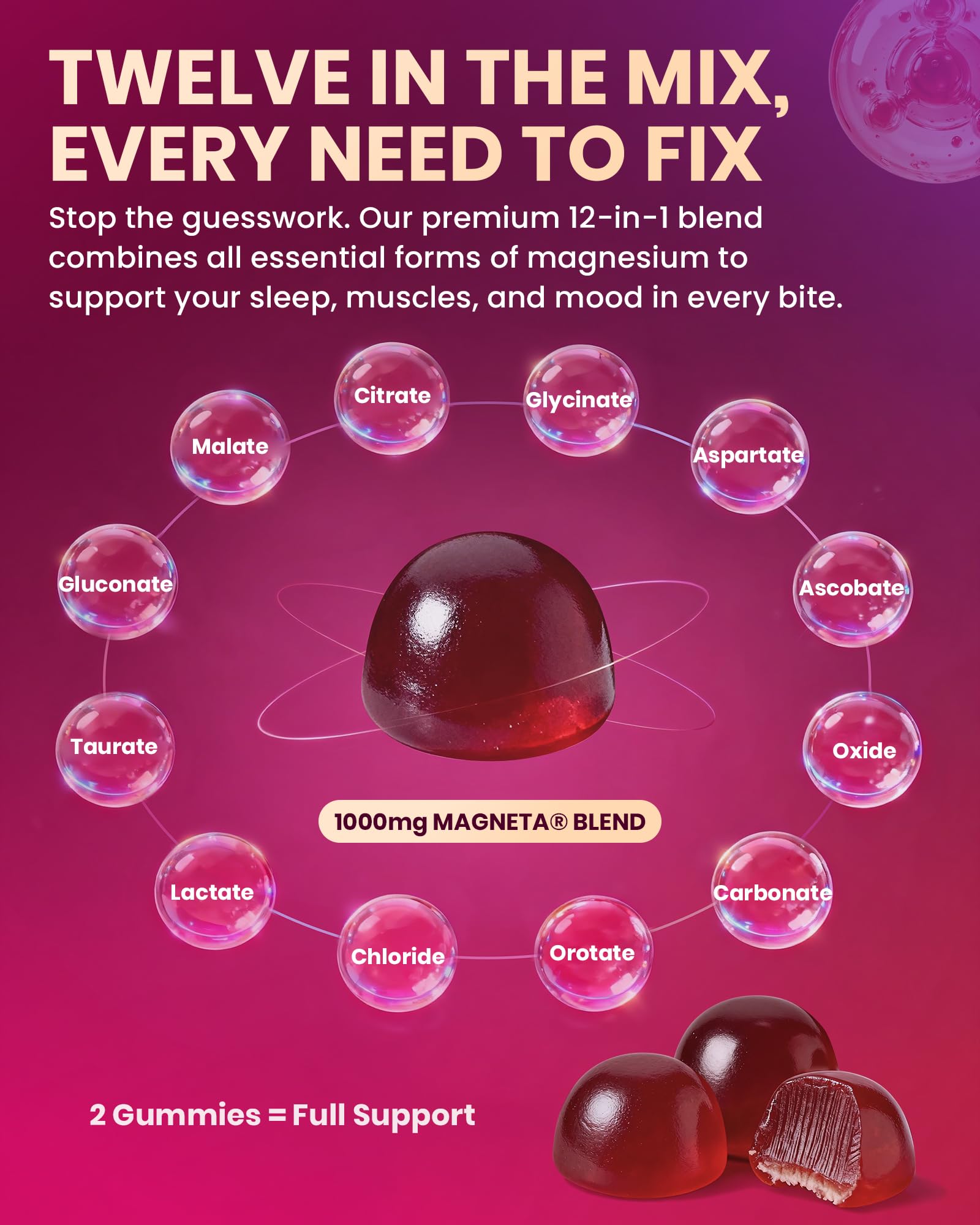 MEGNETA gomitas en ambiente lifestyle para transmitir uso cotidiano y bienestar