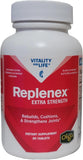 Melaleuca Replenex frasco delantero mostrando etiqueta y beneficios