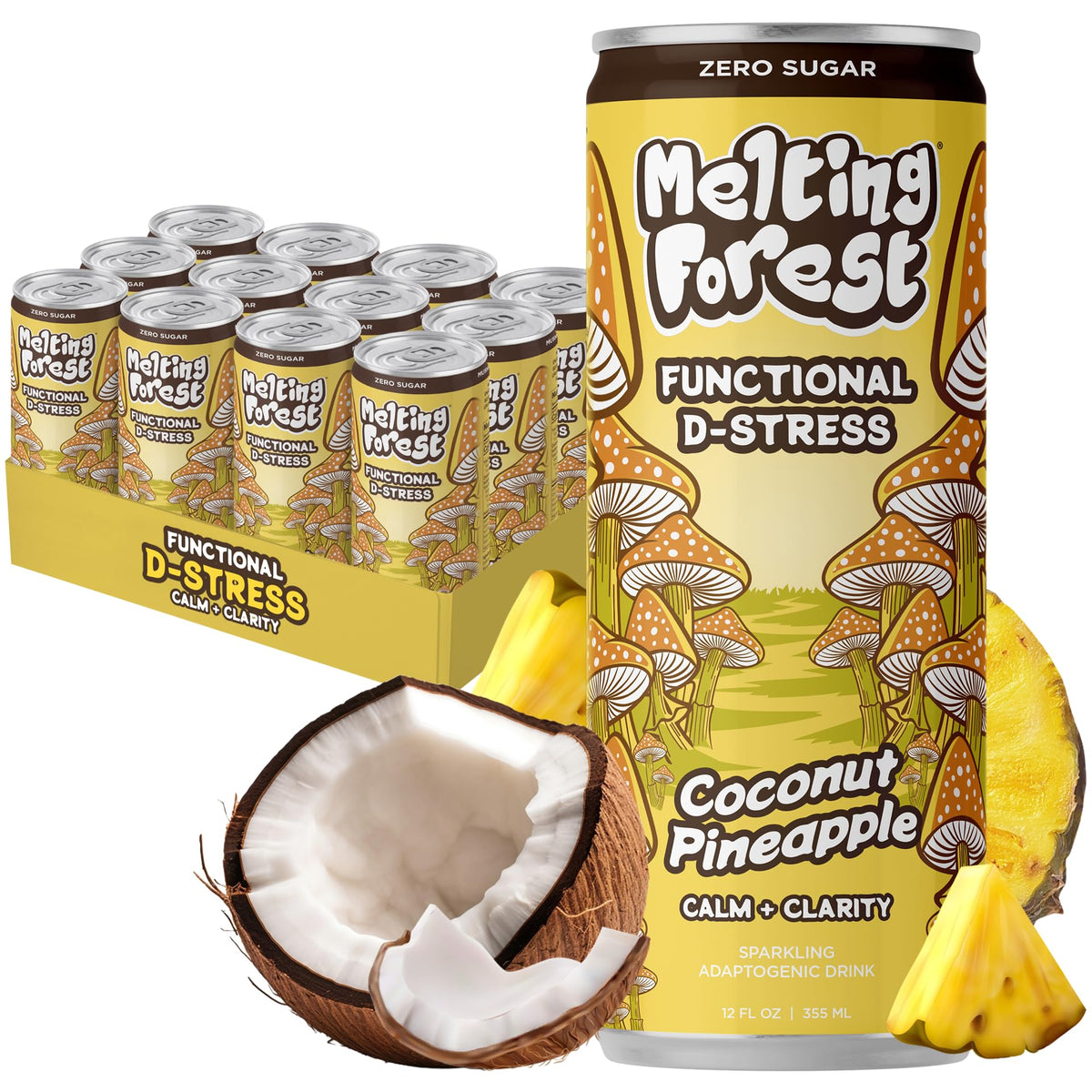 MELTING FOREST caja 12 unidades coco piña lista para combinar sabores