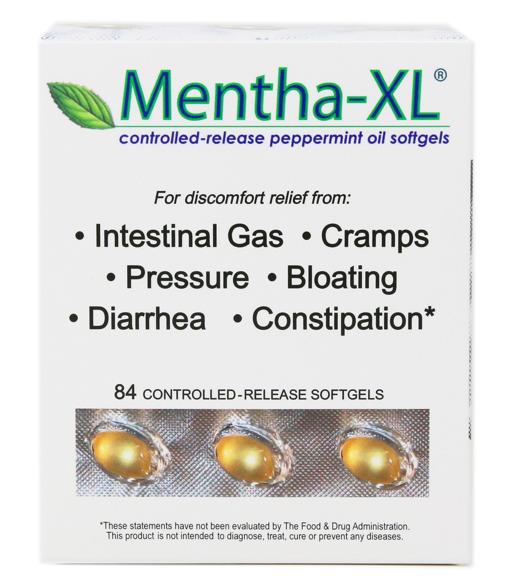 Mentha-XL caja y blíster frontal mostrando protección y conservación