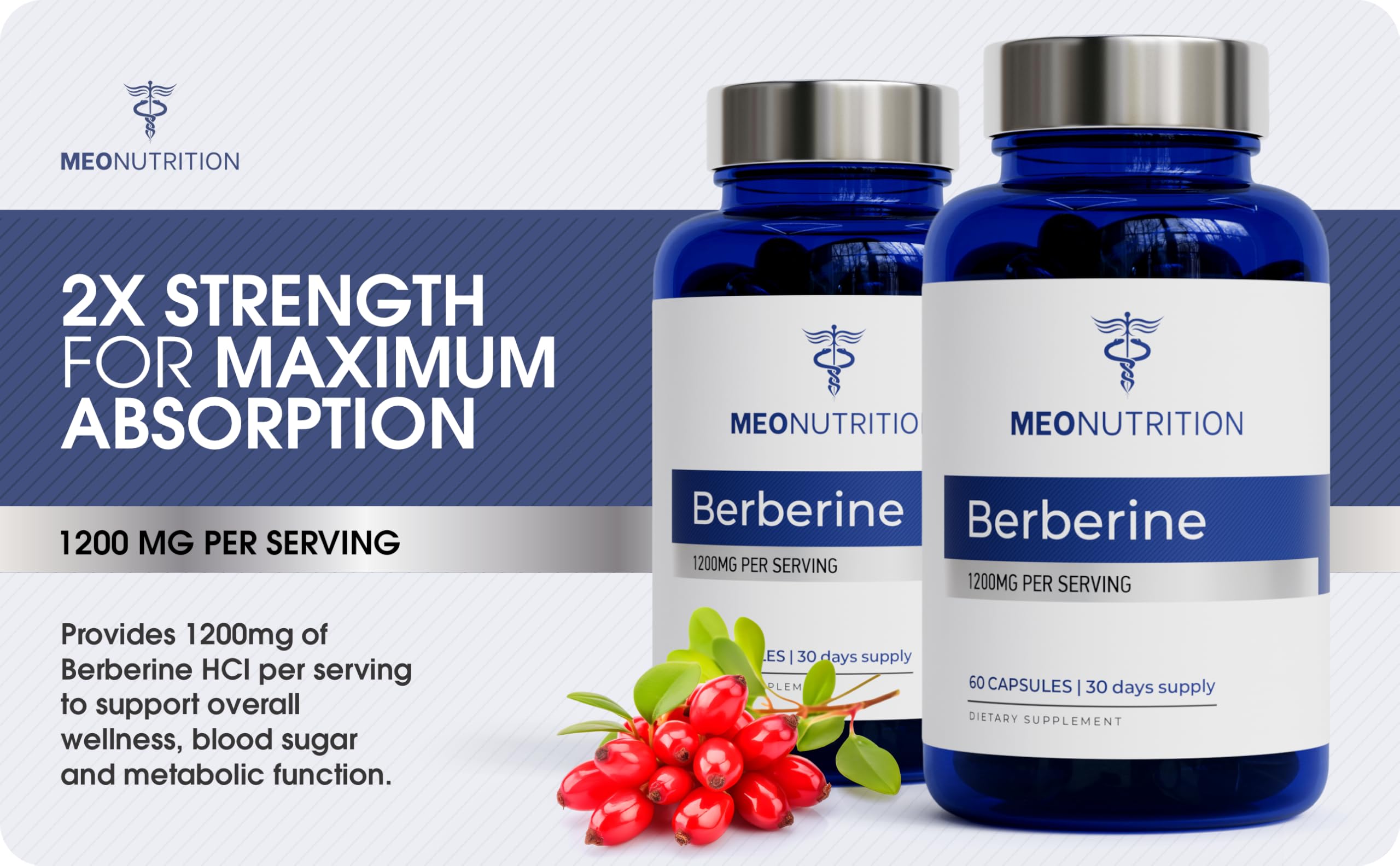 Meo Nutrition cápsula en mano para comparar tamaño y conveniencia