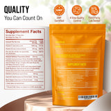 MERRY VITA etiqueta con ingredientes y certificaciones visibles