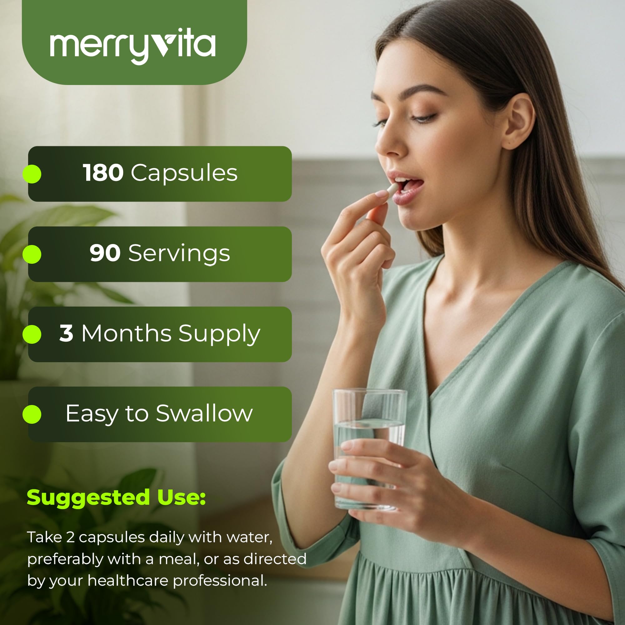 MERRY VITA polvo de moringa orgánica mostrando textura concentrada