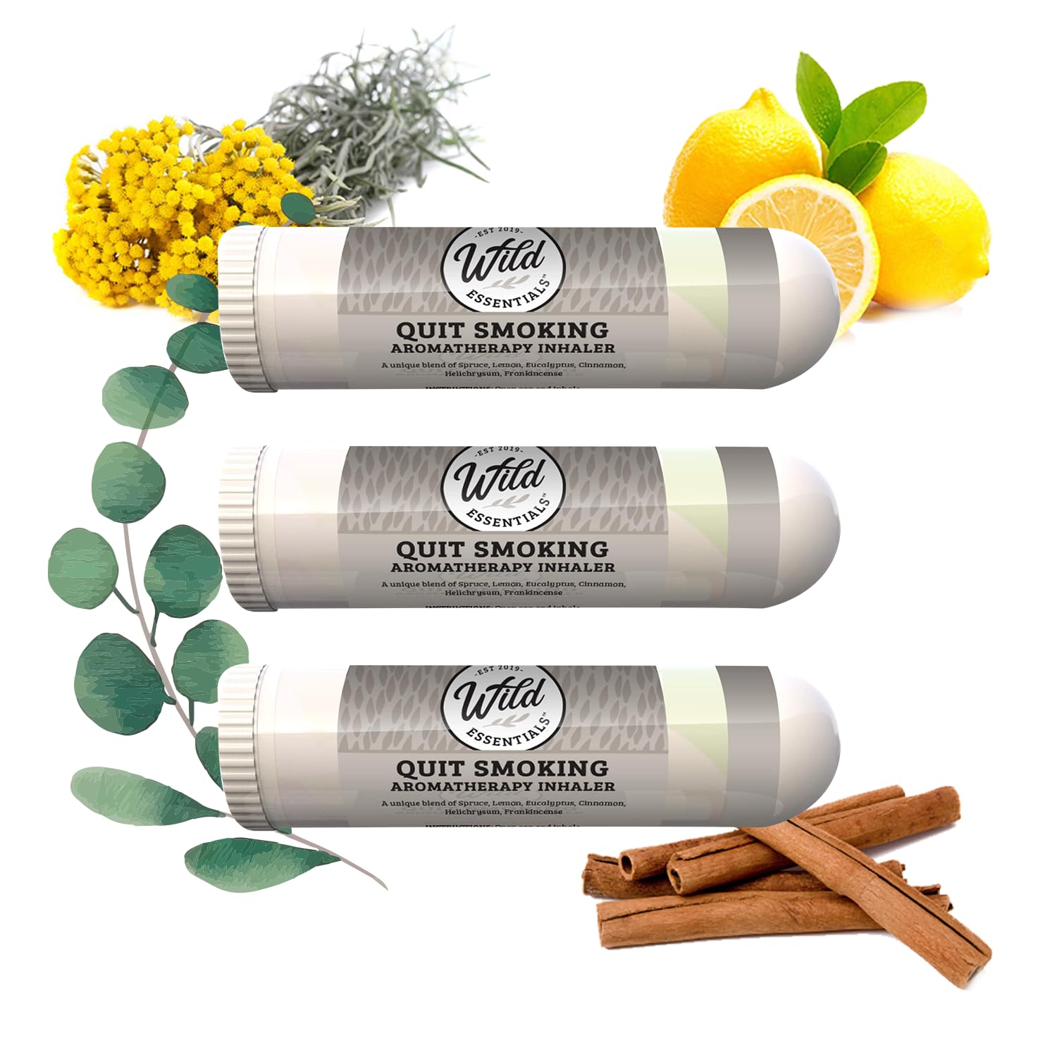 mEssentials inhalador frontal pack de tres, solución natural para antojos