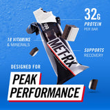 MET-Rx primer plano de textura crujiente que destaca sabor y consistencia