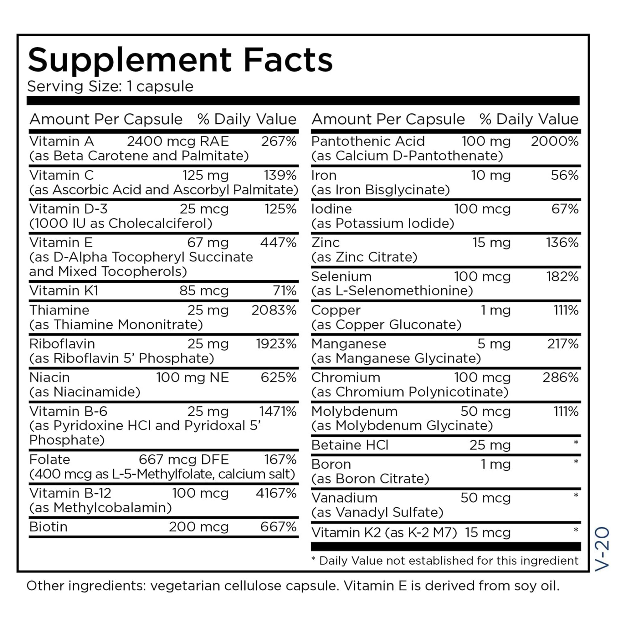 Metabolic Maintenance cápsulas en mano mostrando dosificación práctica