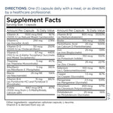 Varias cápsulas Metabolic Maintenance FemOne sobre fondo blanco mostrando apariencia uniforme