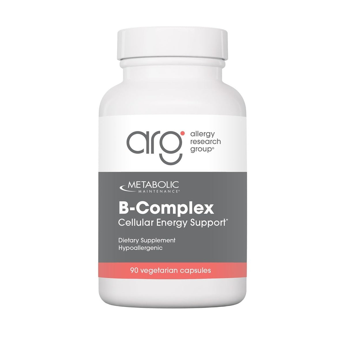 Metabolic Maintenance frasco delante mostrando envase y beneficio de pureza