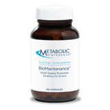 Metabolic Maintenance vista frontal del envase que muestra la presentación y beneficio de 50B UFC