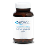 Metabolic Maintenance frasco frontal mostrando 90 cápsulas y beneficio de folato activo