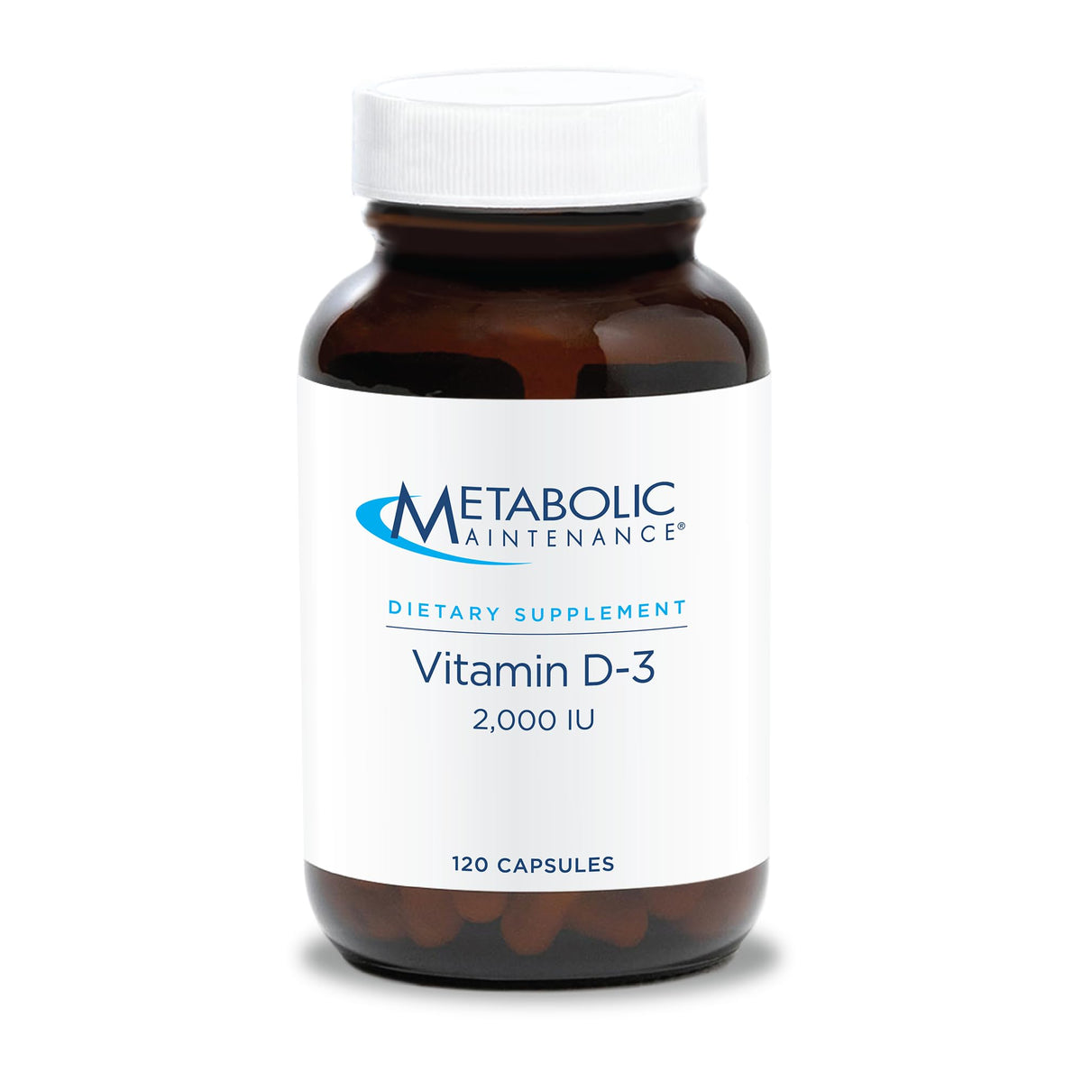 Metabolic Maintenance envase frontal mostrando 120 cápsulas y beneficio óseo