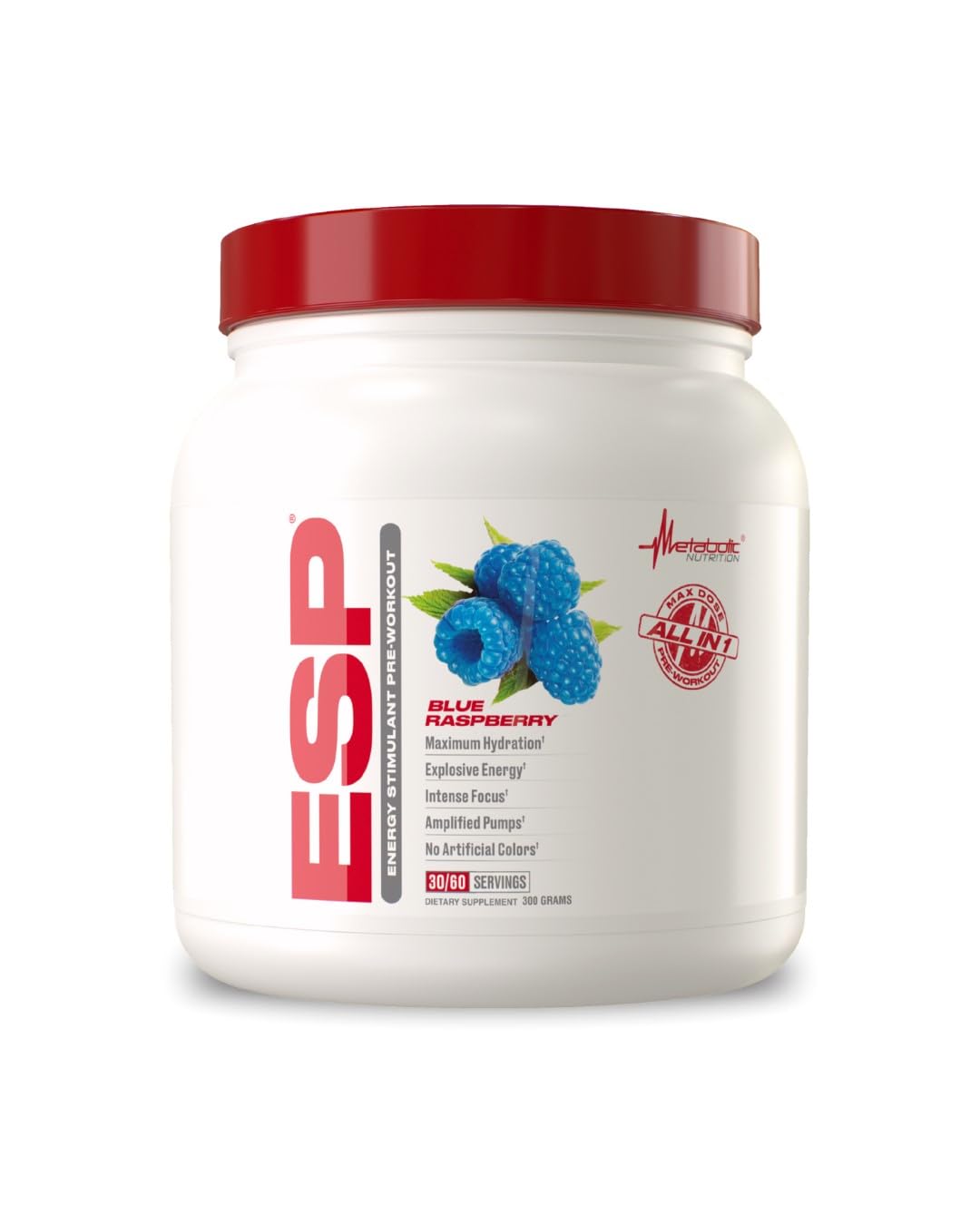 Metabolic Nutrition envase frontal mostrando diseño y beneficios energéticos