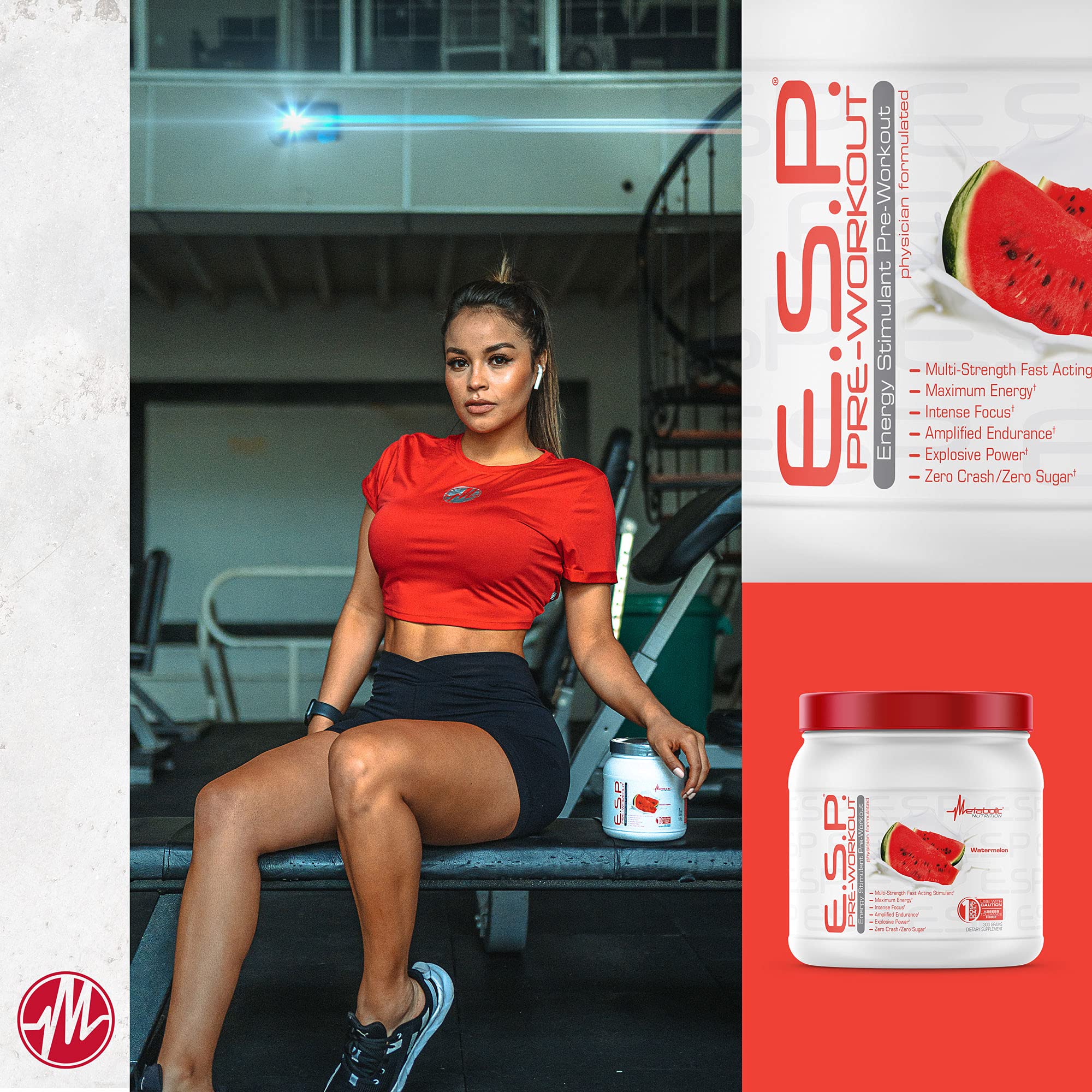 Metabolic Nutrition gráfico de ingredientes activos para soporte de resistencia