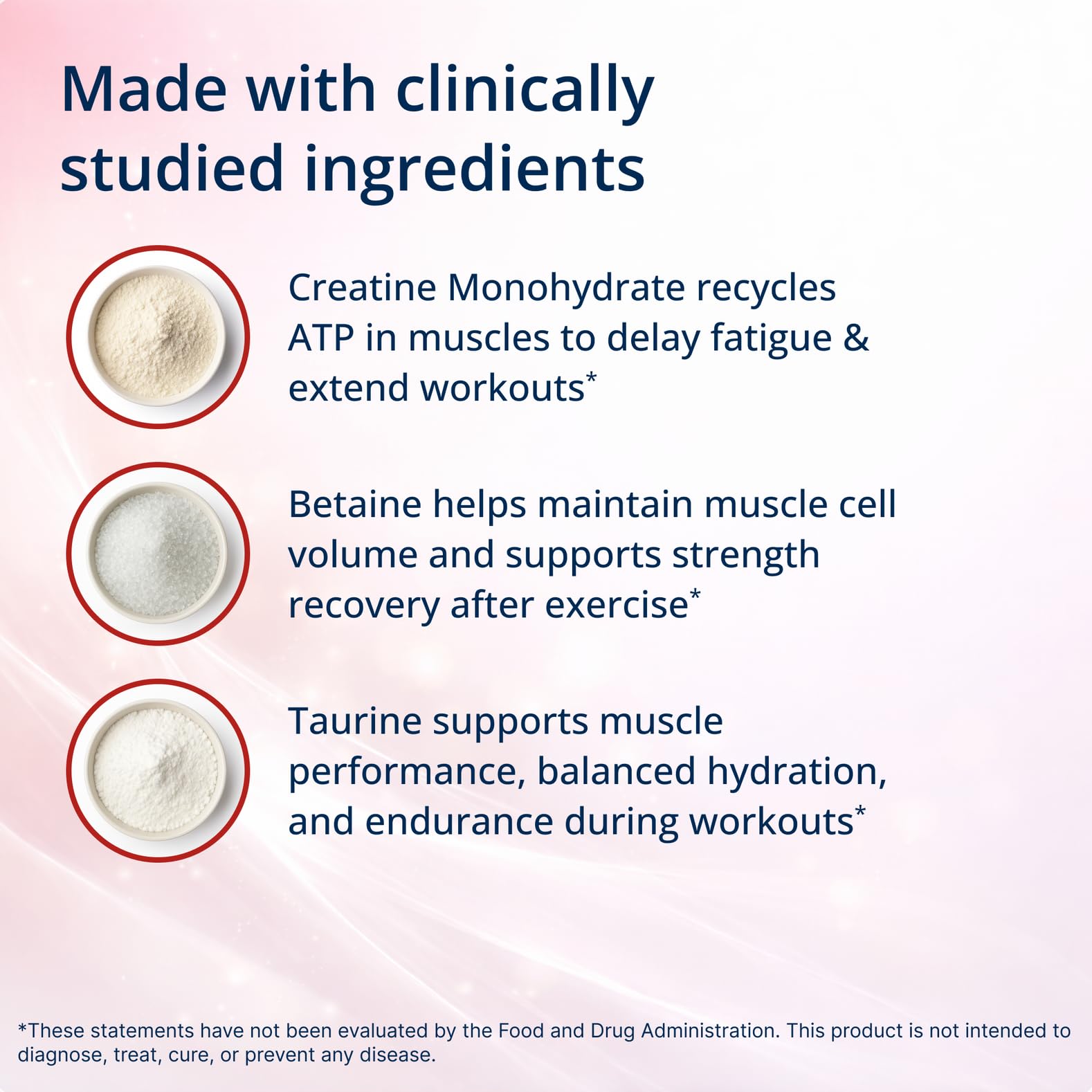 Metagenics Creatine UP cuchara medidora indicando dosis precisa por servicio