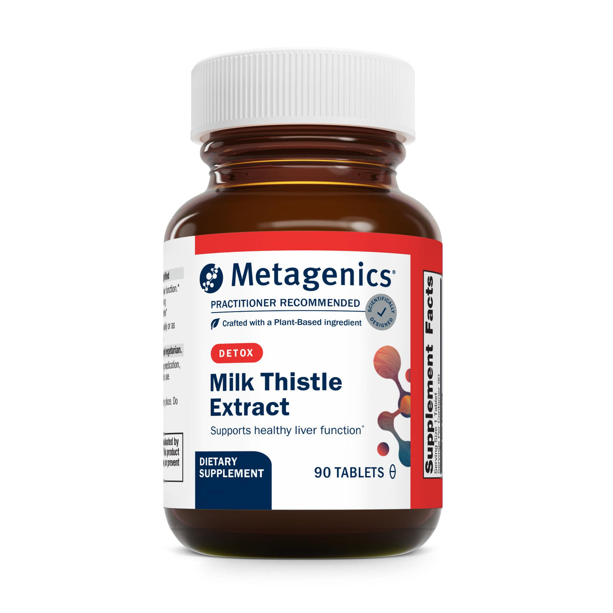 Metagenics envase frontal mostrando nombre y beneficio hepático