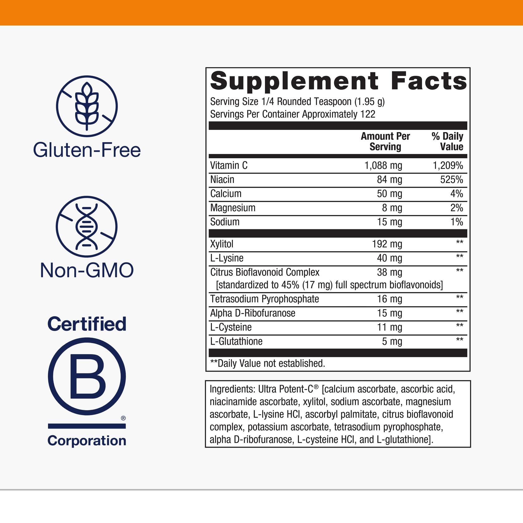 Metagenics ingredientes activos: glutatión y bioflavonoides para soporte antioxidante