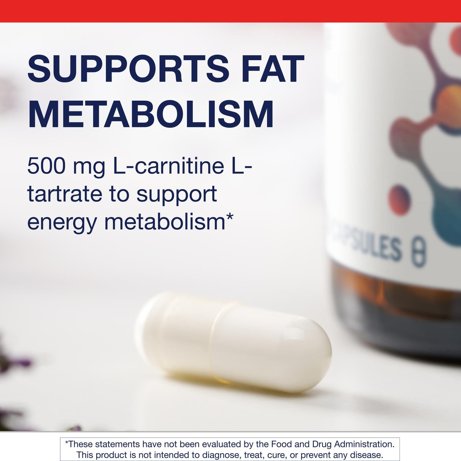 Metagenics L-Carnitine textura del contenido ilustrando pureza y calidad
