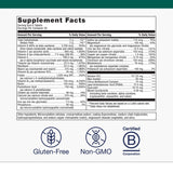 Metagenics Multigenics ingredientes clave agrupados para mostrar composición y apoyo celular