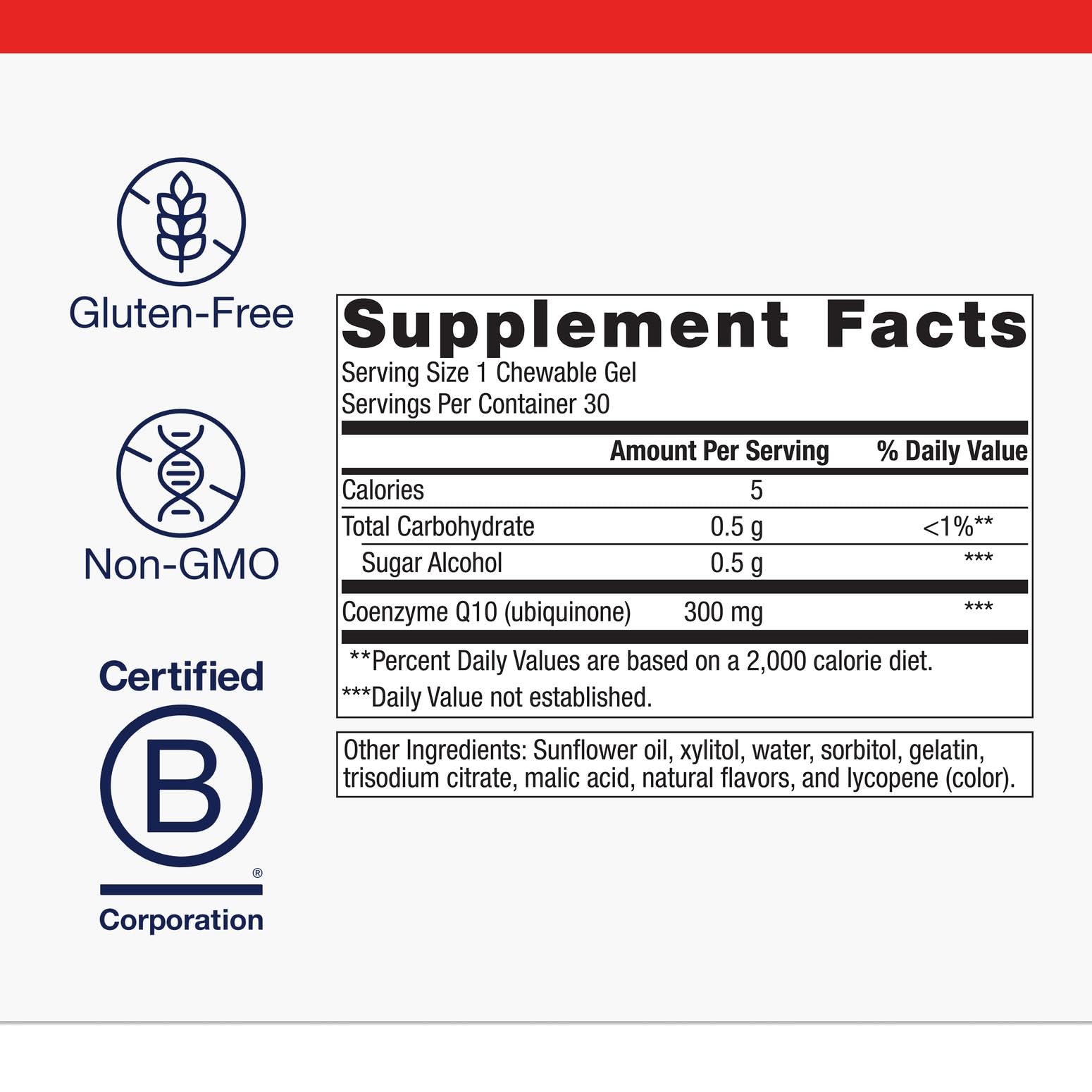 Ingredientes Metagenics con CoQ10 y licopeno, apoyo antioxidante visible