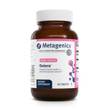 Metagenics Ostera vista frontal del envase mostrando etiqueta y beneficios principales