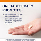 Metagenics SuperGarlic 6000 tabletas detalle, beneficio: liberación intestinal precisa