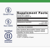 Metagenics UltraFlora Control primer plano de cápsula destacando formulación estable