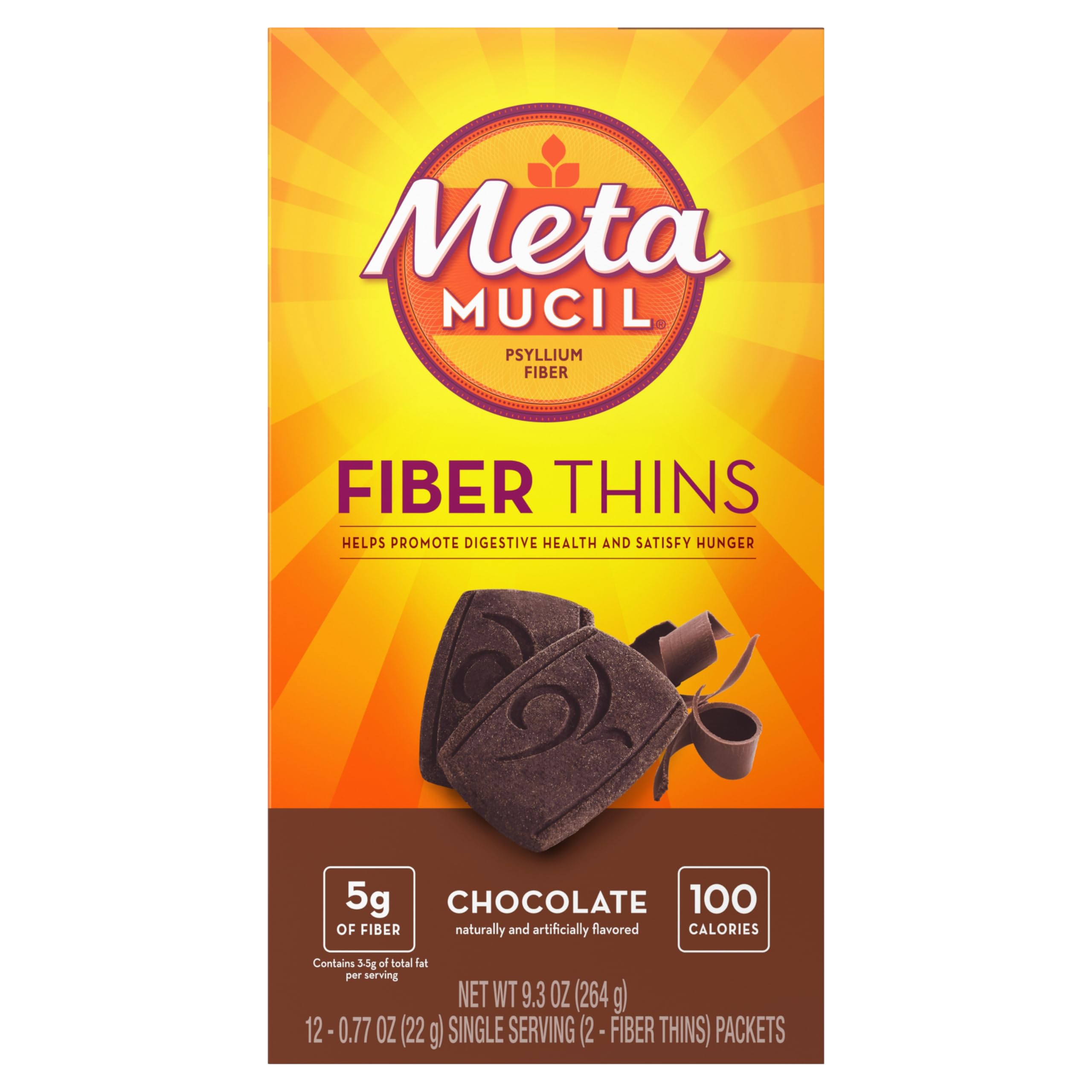 Metamucil en mesa de desayuno con café y yogur para integración diaria