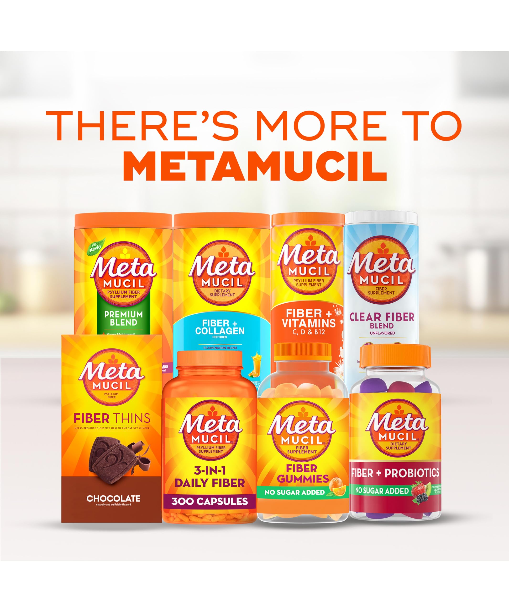 Escena de desayuno con Metamucil en mesa para integrar en rutina diaria